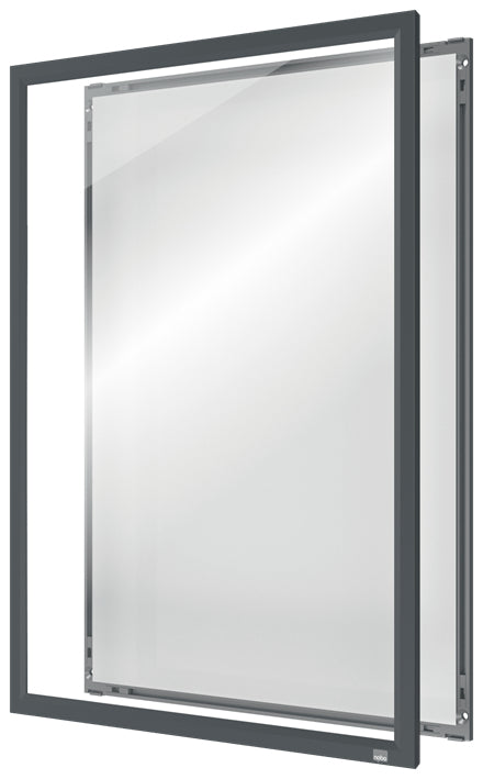 Nobo Plakatrahmen Impression Pro – für A3 – Klapprahmen – schwarz – Aluminium – 339×463×17 mm