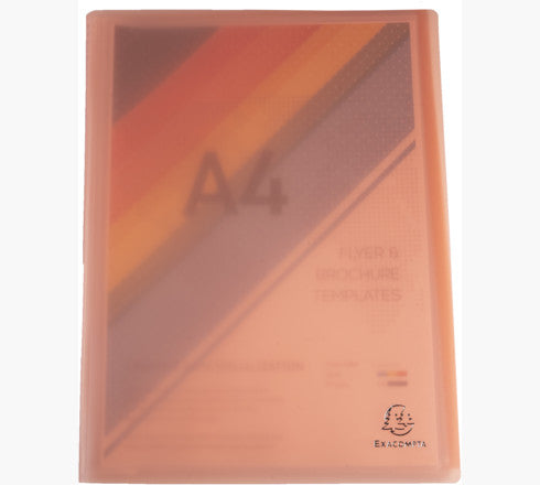 Exacompta Sichtbuch Chromaline A4, 40 Hüllen, PP Einband 500 µm, mit Sichtfenster, assortiert – 5 Stück
