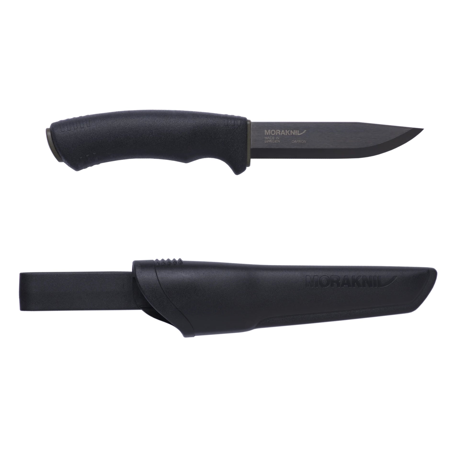 Morakniv Bushcraft BlackBlade (C) – Klappmesser/Outdoormesser 109 mm, Karbonstahl, schwarz