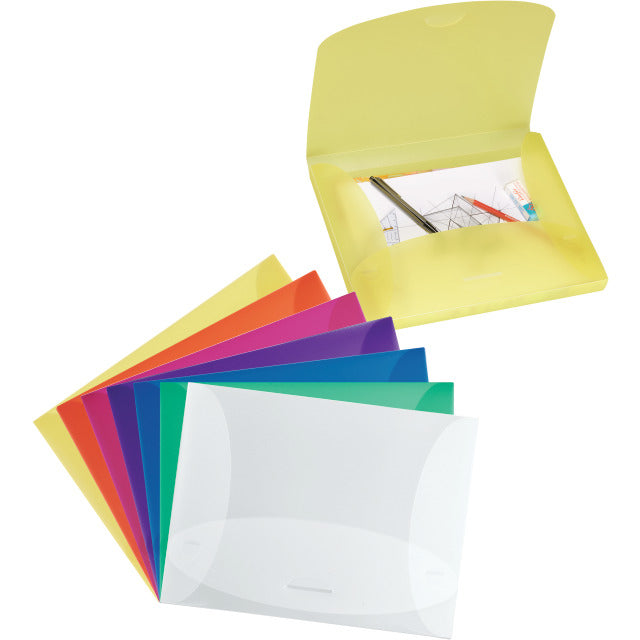 Kolma Sammelmappe für A4, Kunststoff, Violett, mit Steckverschluss