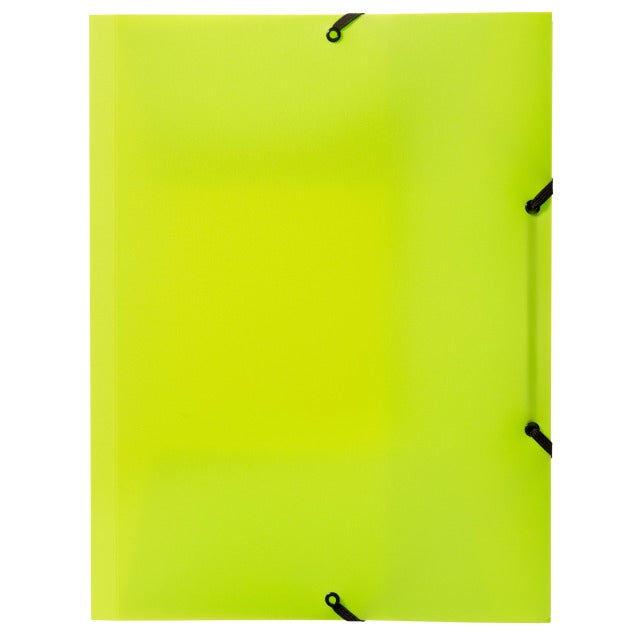 Kolma Sammelmappe für A4, Kunststoff, Kiwi, mit Gummizug