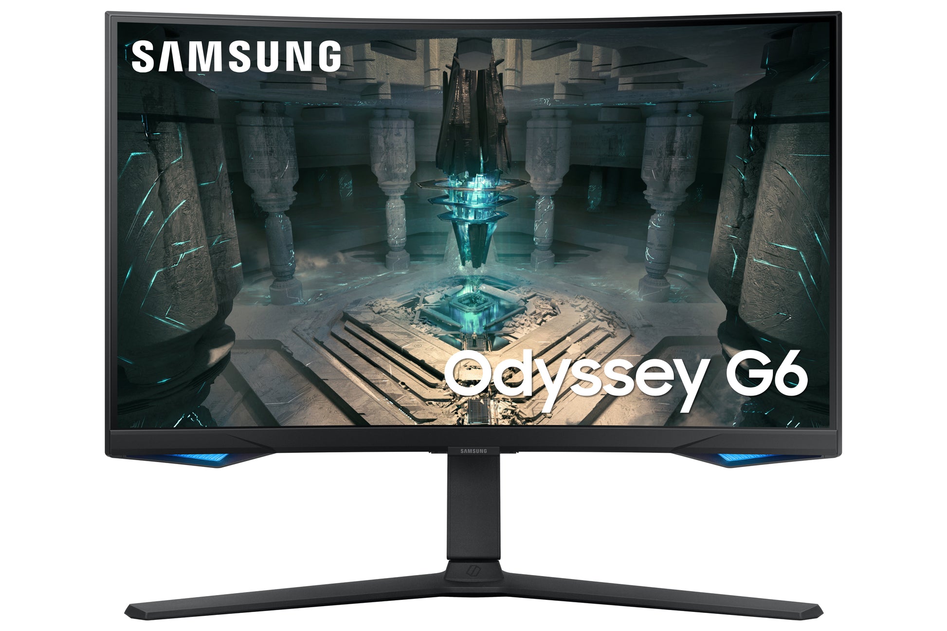 Samsung Odyssey G6 G65B – 27" Curved, 2560 × 1440 (WQHD), VA, 240 Hz, KVM, LAN, DisplayHDR 600