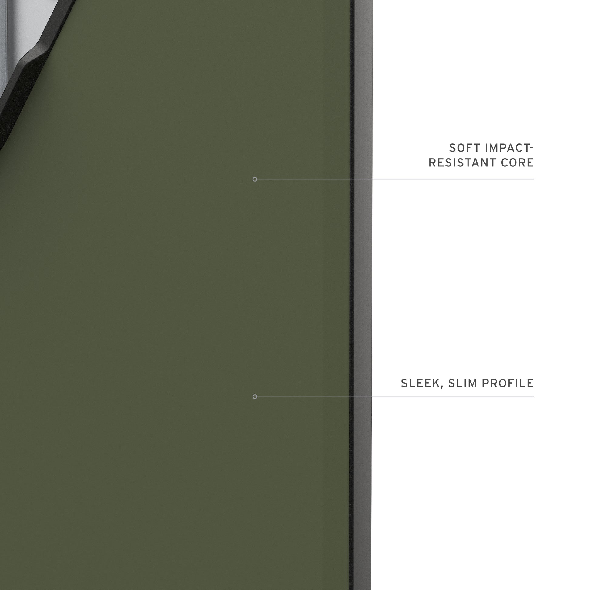 Urban Armor Gear UAG Civilian LT Backcover – für Samsung Galaxy S26 Ultra – MagSafe, PC, Olive