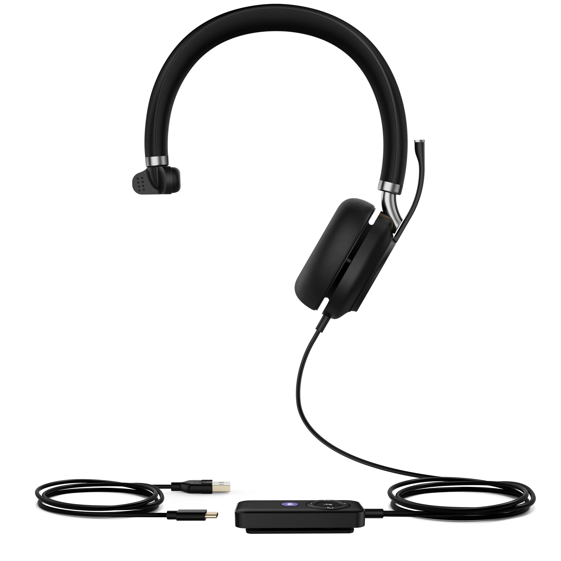 Yealink UH38 – Mono Headset – USB‑A – Teams-kompatibel