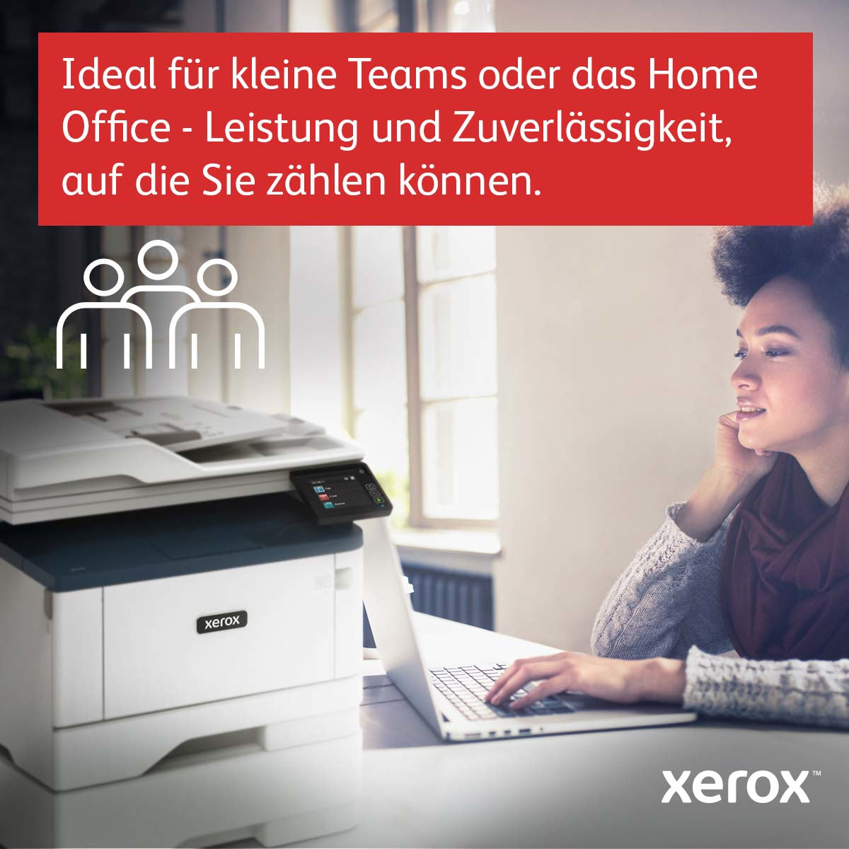 Xerox B315 – SW Laser-Multifunktionsdrucker, A4, 4-in-1, Duplex, ADF, WLAN/LAN, AirPrint, Mopria, Touchscreen