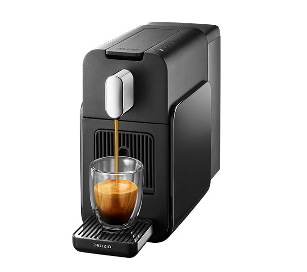 Delizio Brava 10196267 Kapselmaschine – für Delizio-Kapseln, Anthrazit/Schwarz