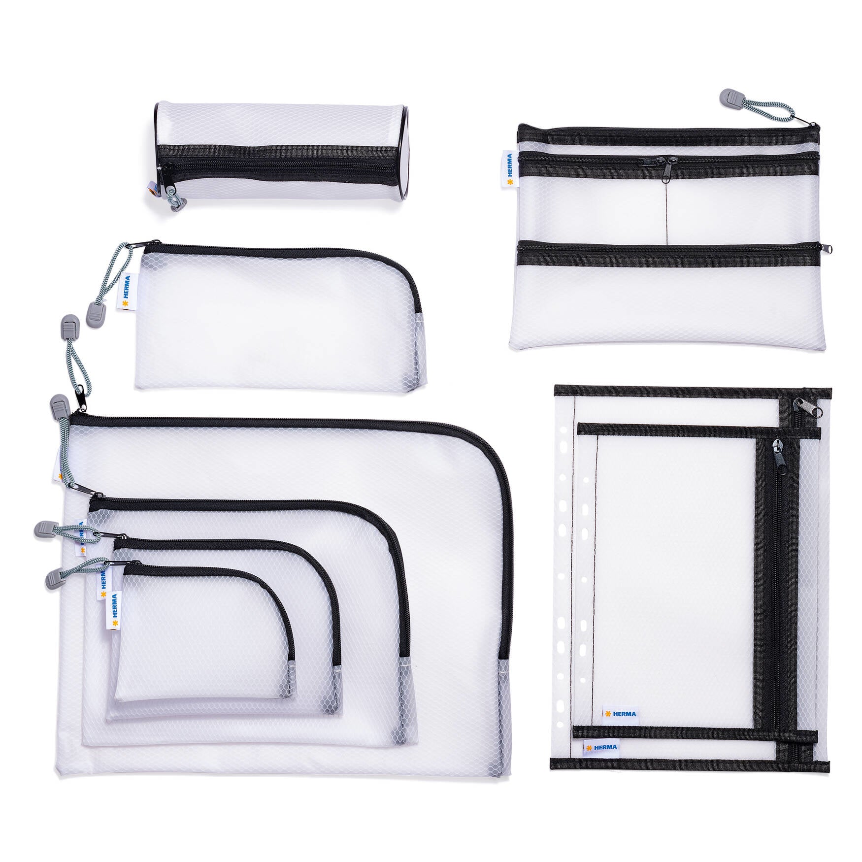 HERMA Sichtmappe A5 – transparent, Kunststoff, glänzend, 180 µm