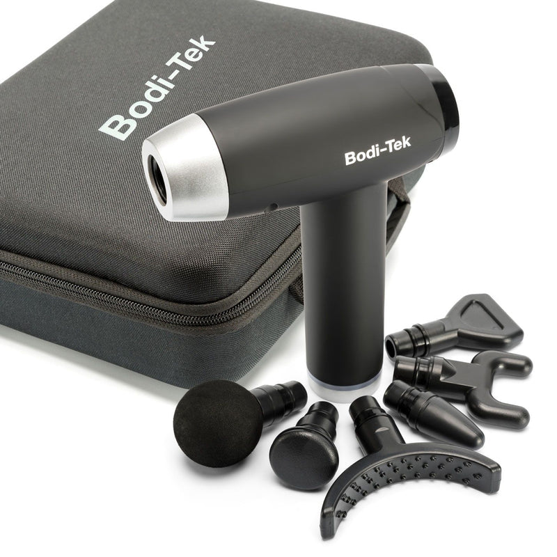 Bodi-Tek Massagepistole – 164 × 210 × 55 mm, 730 g, Perkussionsmassage, Akkubetrieb, 20 Programme, Display