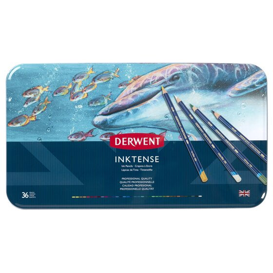 Derwent Inktense Aquarellstift – Metallgehäuse, wasserlöslich