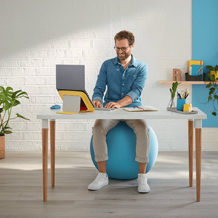 Leitz Sitzball Ergo Cosy Active – Ø 65 cm, warmes Gelb