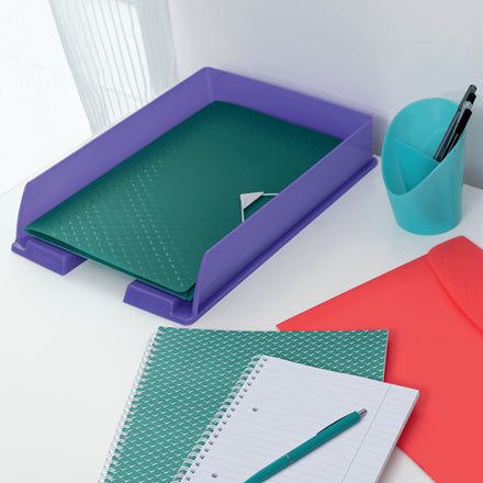 Esselte Colour'ICE – Briefkorb für A4, Polystyrol (PS), Lavendel, 254 × 61 × 350 mm