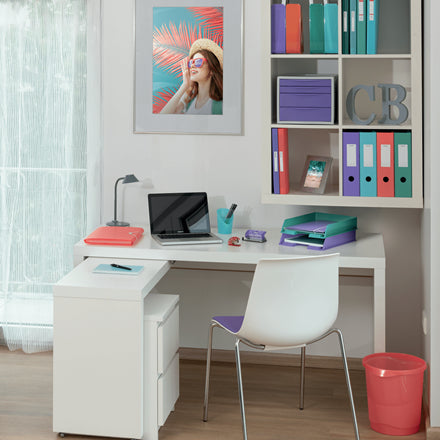Esselte Colour'ICE – Briefkorb für A4, Polystyrol (PS), Lavendel, 254 × 61 × 350 mm