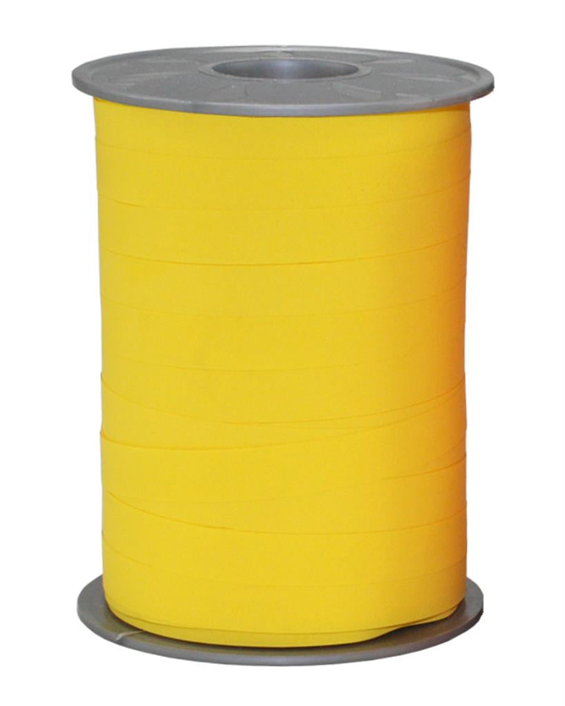 Pattberg Geschenkband PP matt gelb – 10 mm × 200 m – 1 Stk.