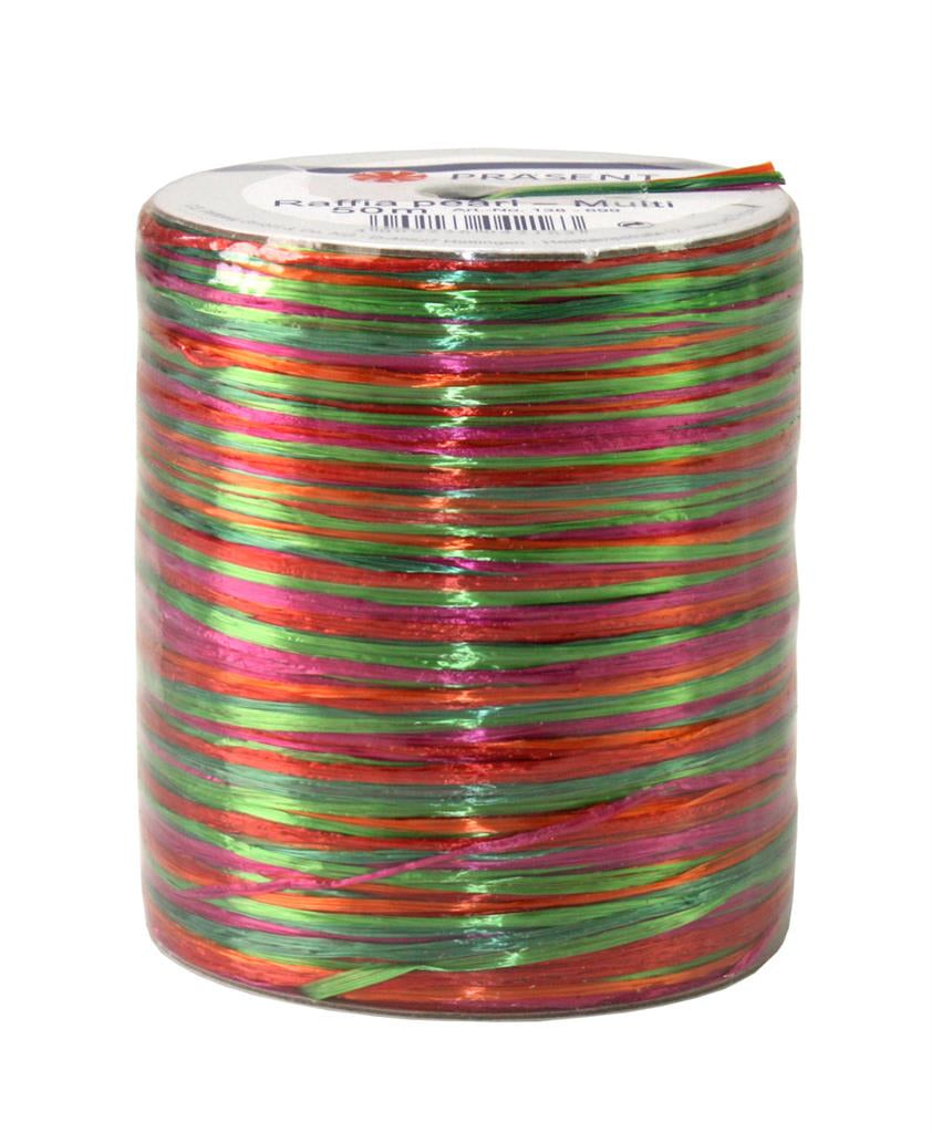 Pattberg Geschenkband Viskose mehrfarbig – 2 mm × 50 m