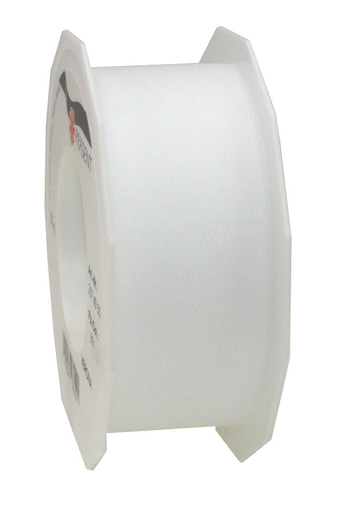 Pattberg Geschenkband Verona Tüll Weiss – 40 mm × 50 m – 1 Stk.