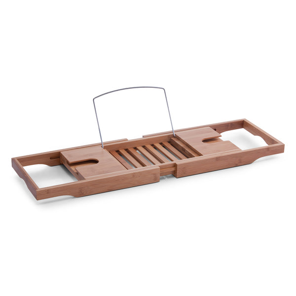 Zeller Present Badewannenablage – 70×22×4 cm, Bambus, freistehend, Braun