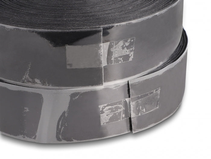 DeLOCK Klettband, 50 mm × 15 m, schwarz, 1 Stück