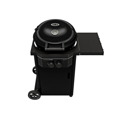 Outdoorchef Gasgrill DAVOS 570 G Pro – 8,5 kW, 2 Brenner, 57 cm Grillfläche – schwarz