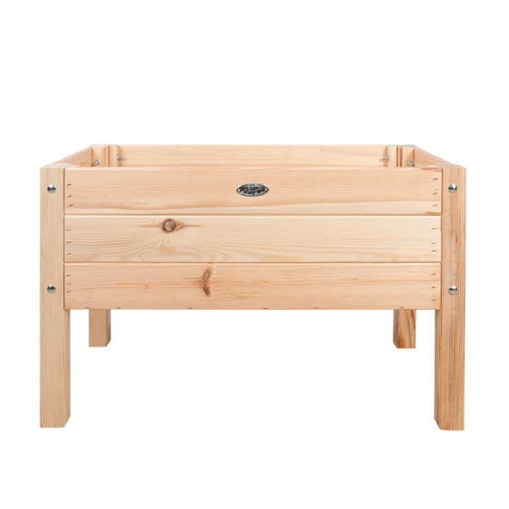 Esschert Design Hochbeet – für Kinder, 78,8 × 50 × 40,6 cm – Stahl & Holz, Natur