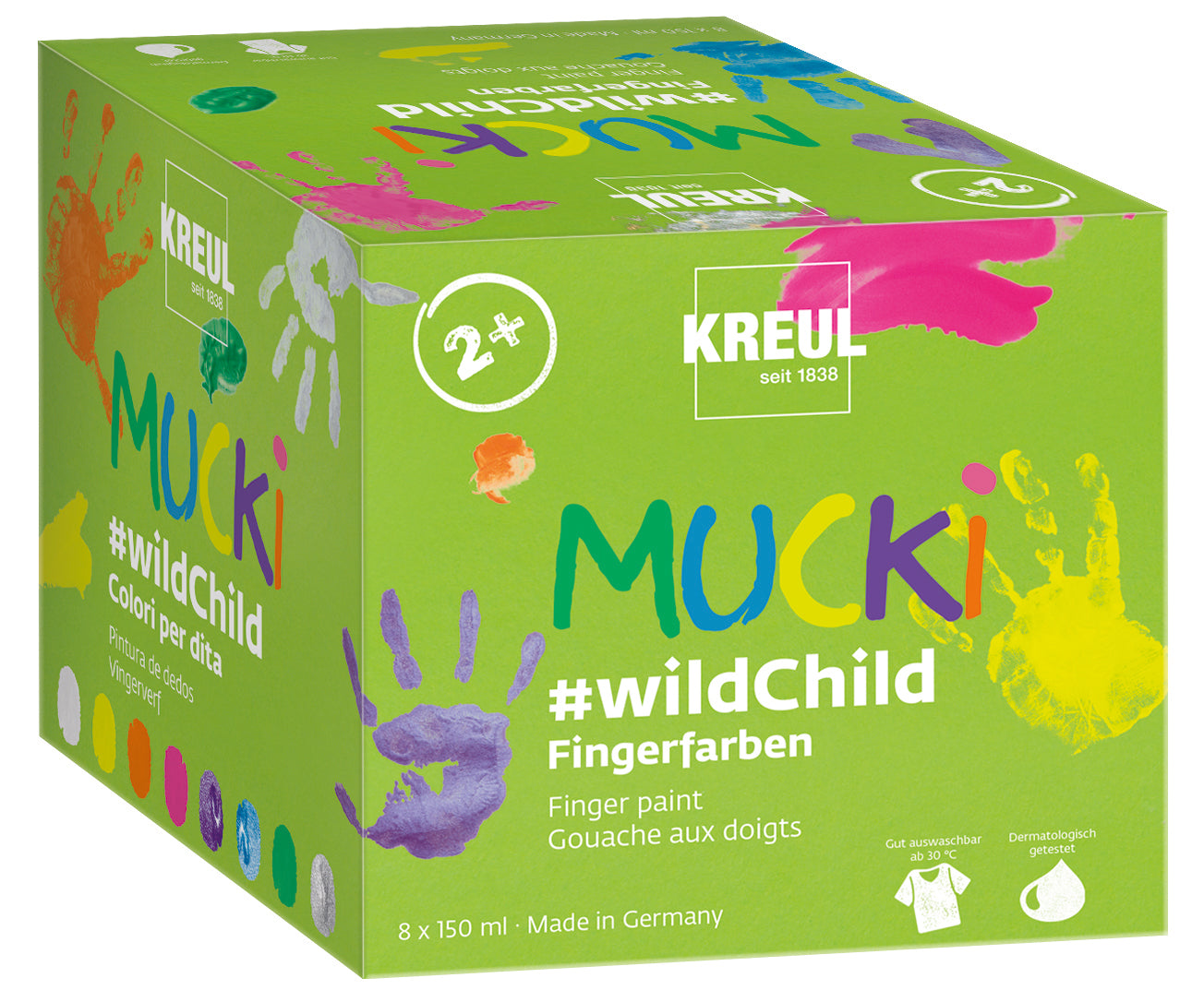 KREUL Textilmarker – Rundspitze, 2–4 mm, 12er-Set