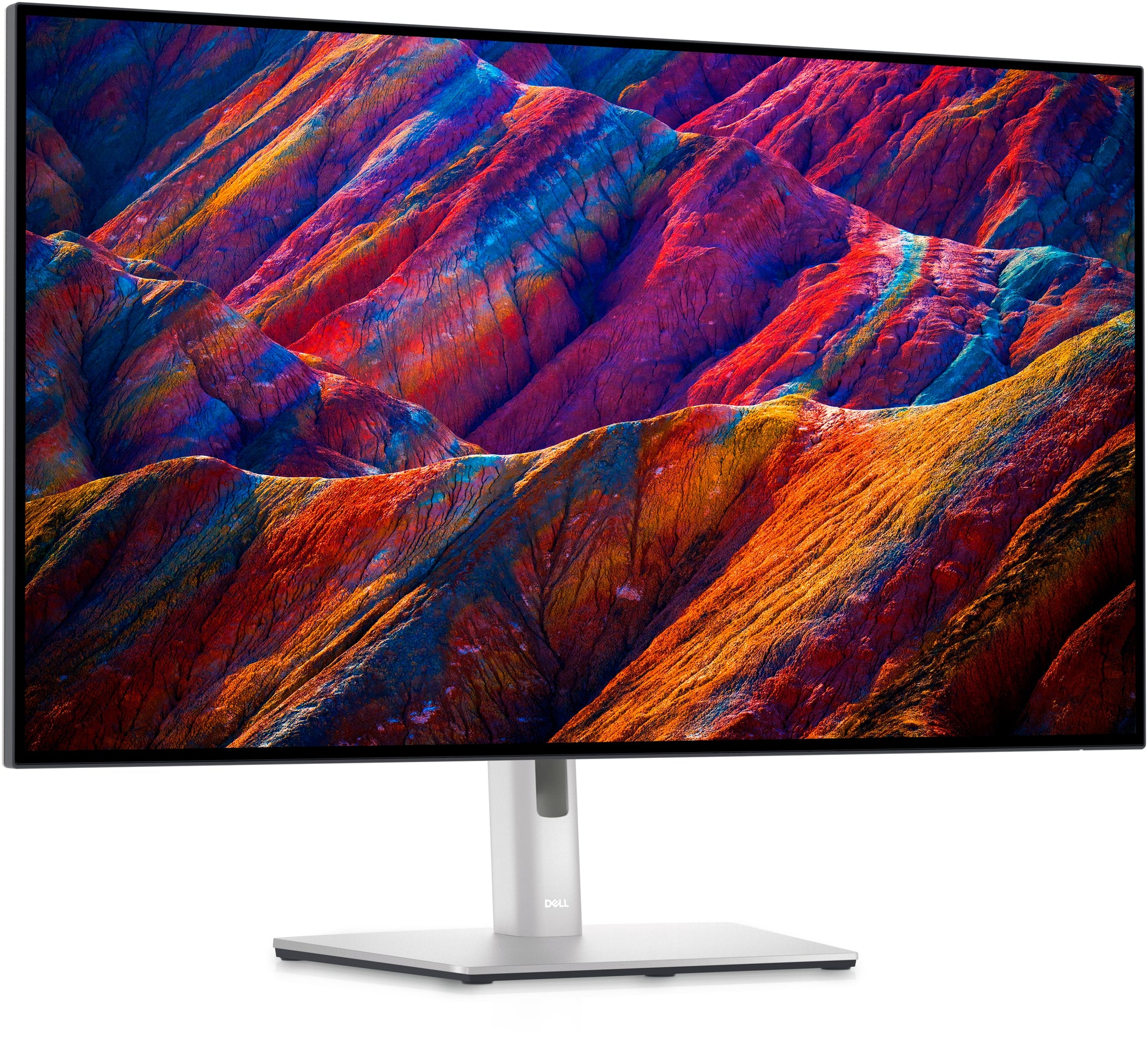 DELL UltraSharp U3223QE – Monitor, 31,5", 60 Hz, 400 cd/m², USB-C (PD 90 W), USB-Hub, VESA 100 × 100, Silber