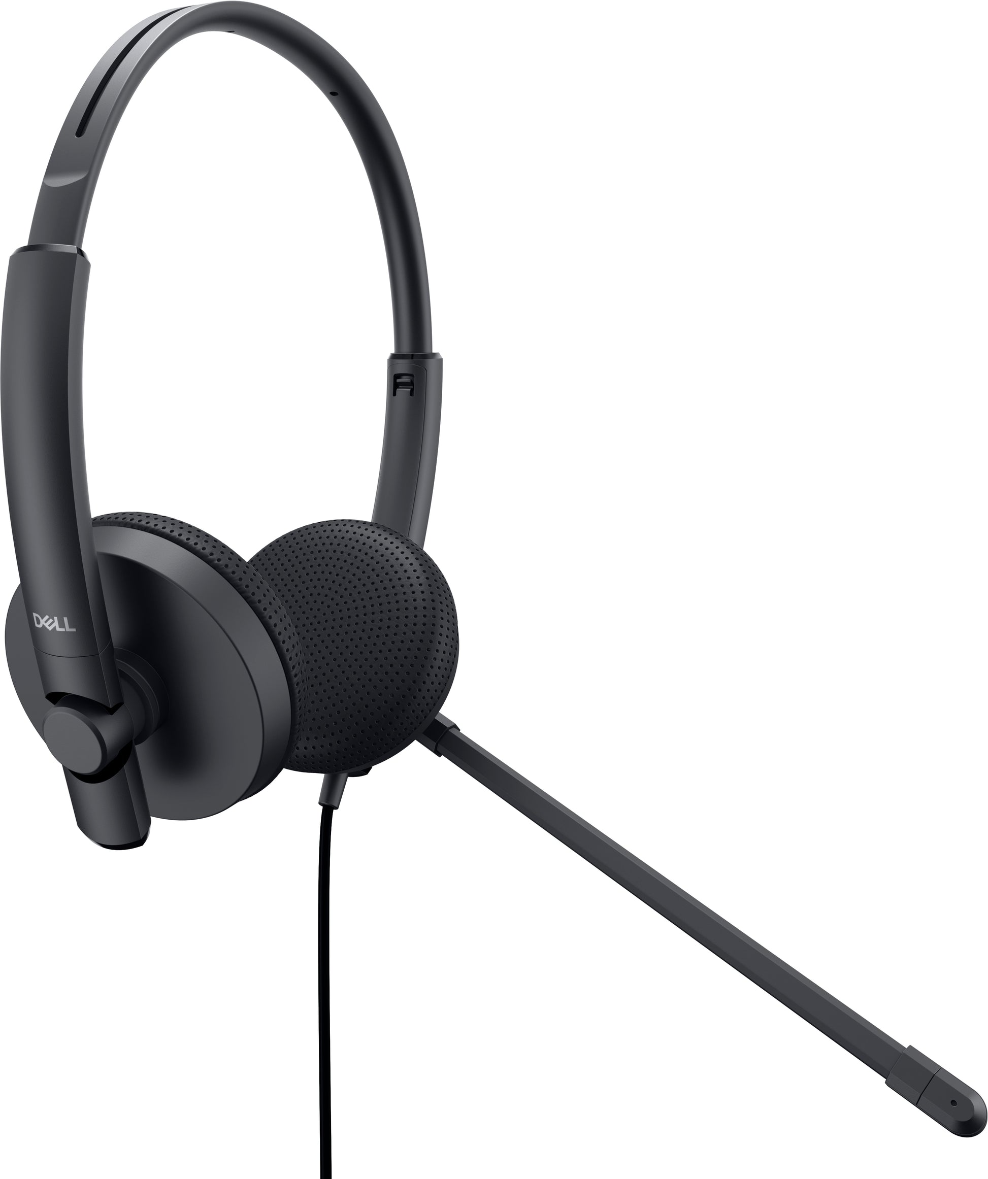 DELL WH1022 – On-Ear Headset – Kabelgebunden, Boom-Mikrofon, Geräuschunterdrückung – Schwarz – für Windows/Mac