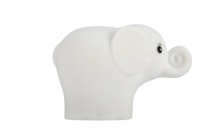 Pauleen Nachtlicht Night Elephant – 40 lm, mehrfarbig, Akku 24 h, IP20 – Weiss