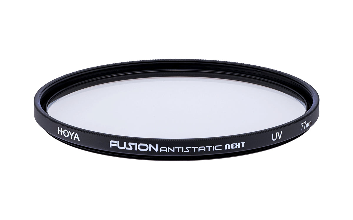 Hoya Fusion Antistatic Next UV-Filter – antistatisch, wasserabweisend, Aluminium – für Objektivgewinde 62 mm