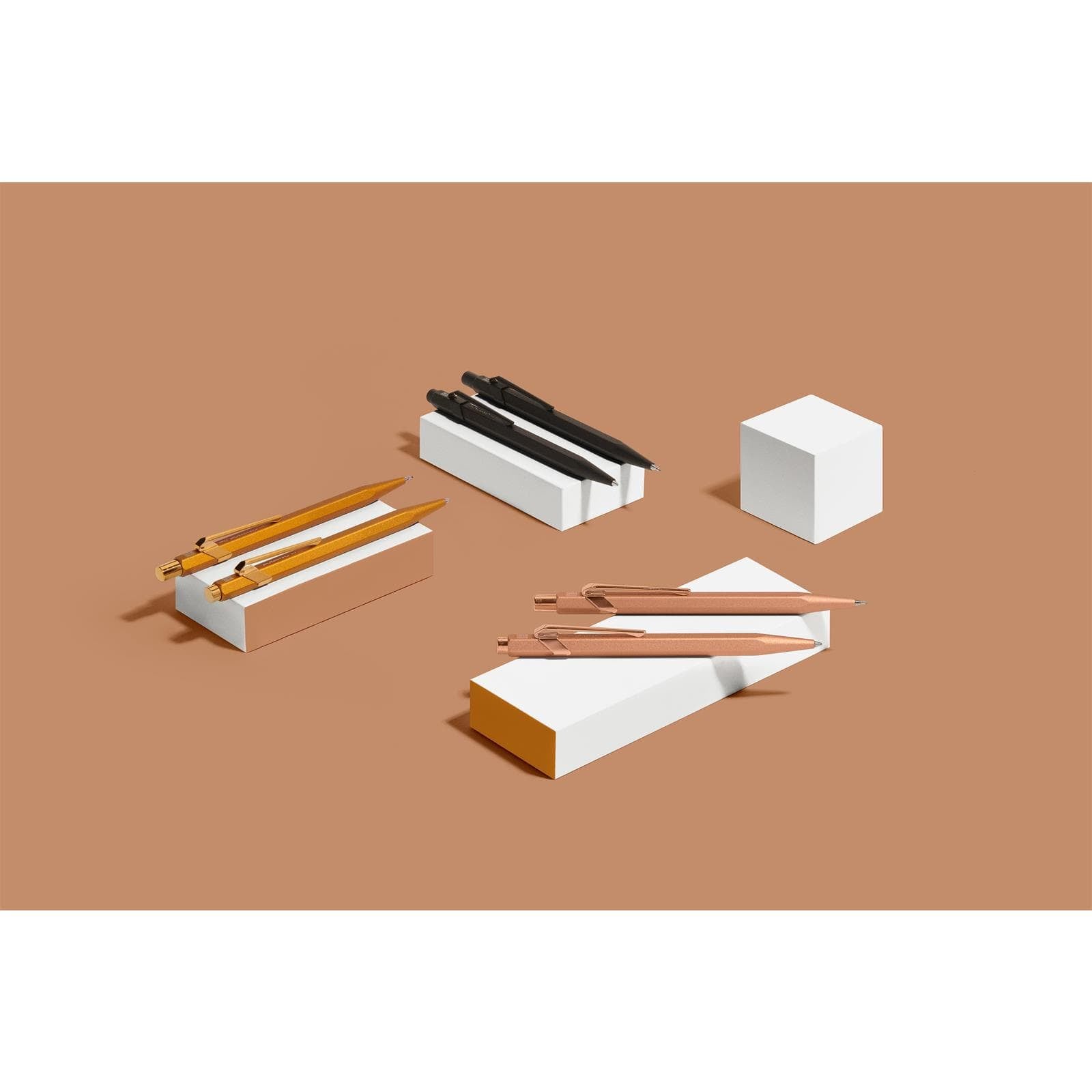 Caran d-Ache 849 Premium Brut Rosé Druckbleistift – 0,7 mm – Aluminium – Roségold