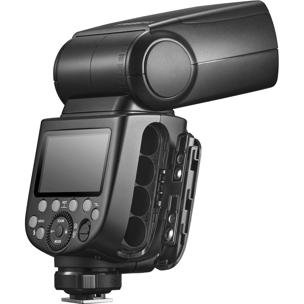 Godox TT685C II Blitzgerät – Leitzahl 60, 20–200 mm, 4× AA – für Canon – Schwarz