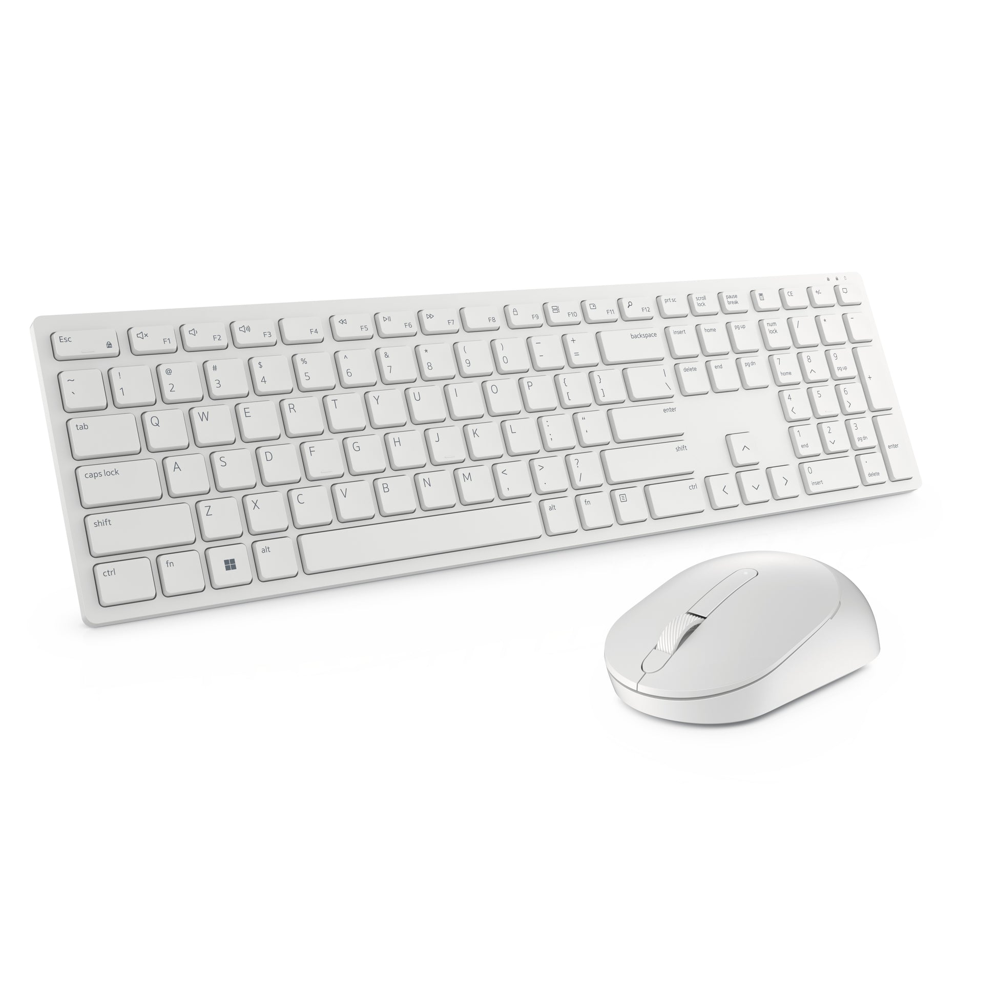 Dell KM5221W – Tastatur- und Maus-Set – 2,4 GHz – QWERTY (US-INT) – Weiss