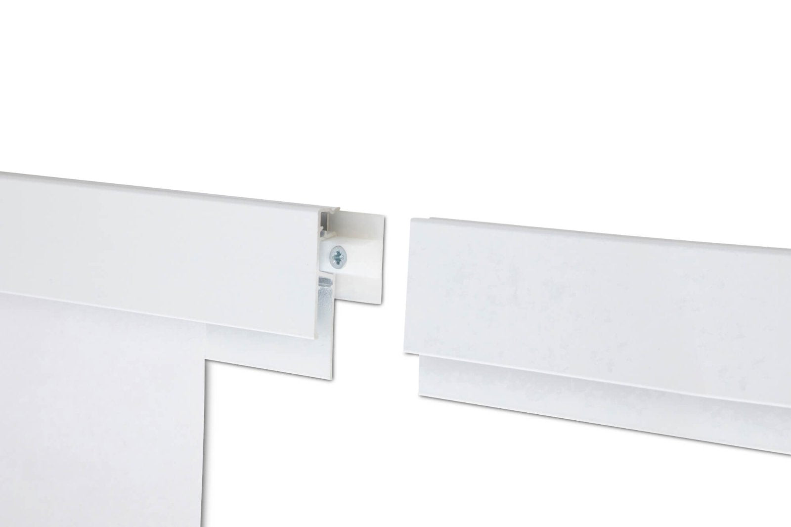 MAULgrip Klemmschiene – zum Anschrauben – Weiss – Aluminium – 1'000 × 50 mm