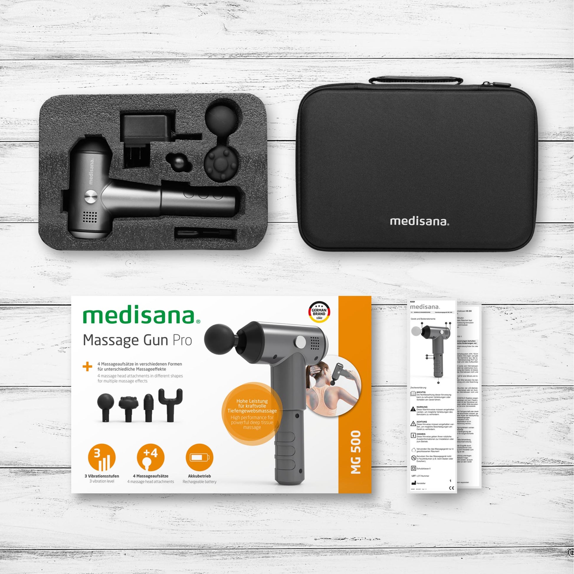 Medisana Massagepistole MG500 – Vibrationsmassage