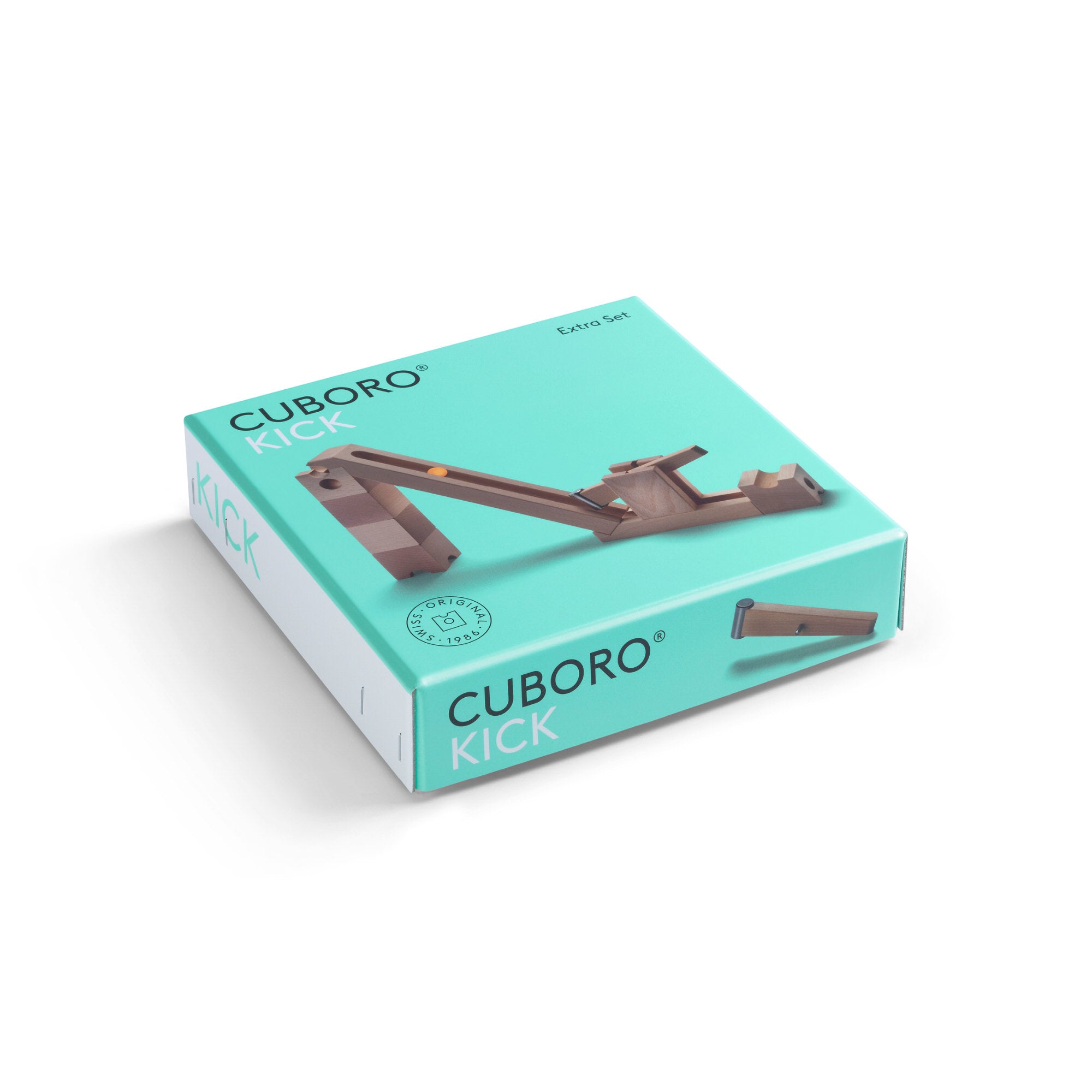Cuboro KICK Murmelbahn – 13-teilig – ab 8 Jahren – Buche