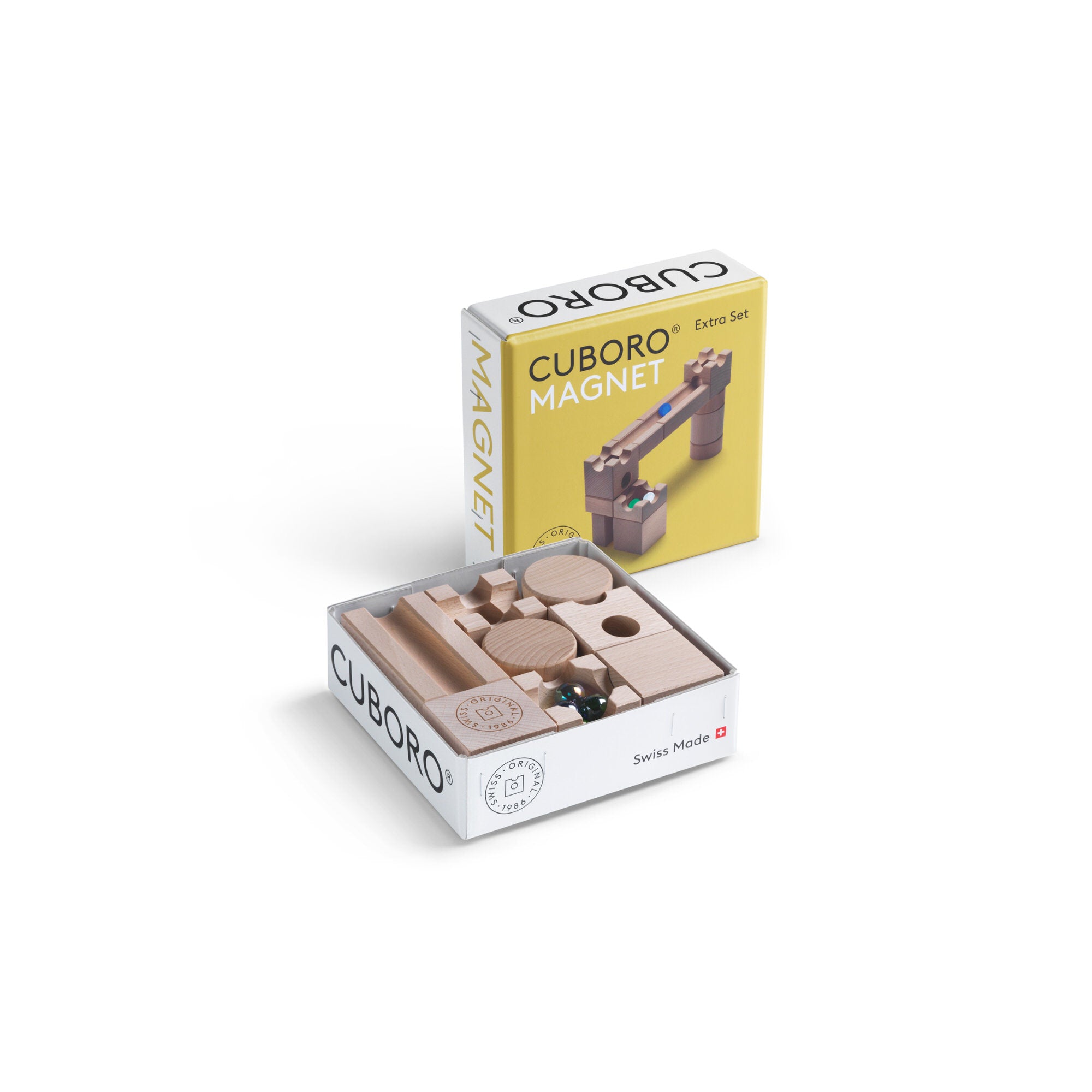 Cuboro Murmelbahn – 15-teilig – ab 3 Jahren – Buche