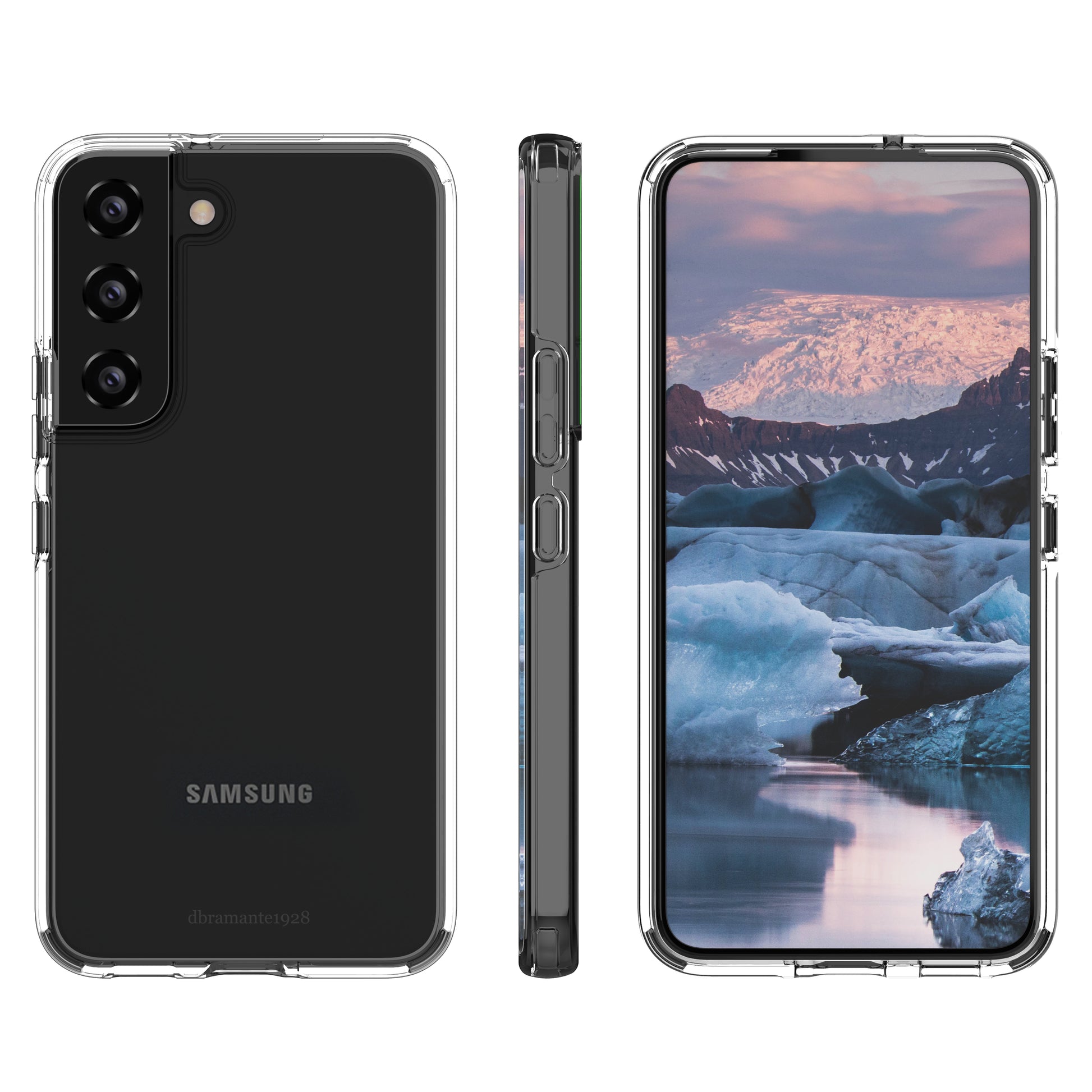 dbramante1928 Iceland Pro – Backcover – für Samsung Galaxy S22, Recycling-Kunststoff, Transparent