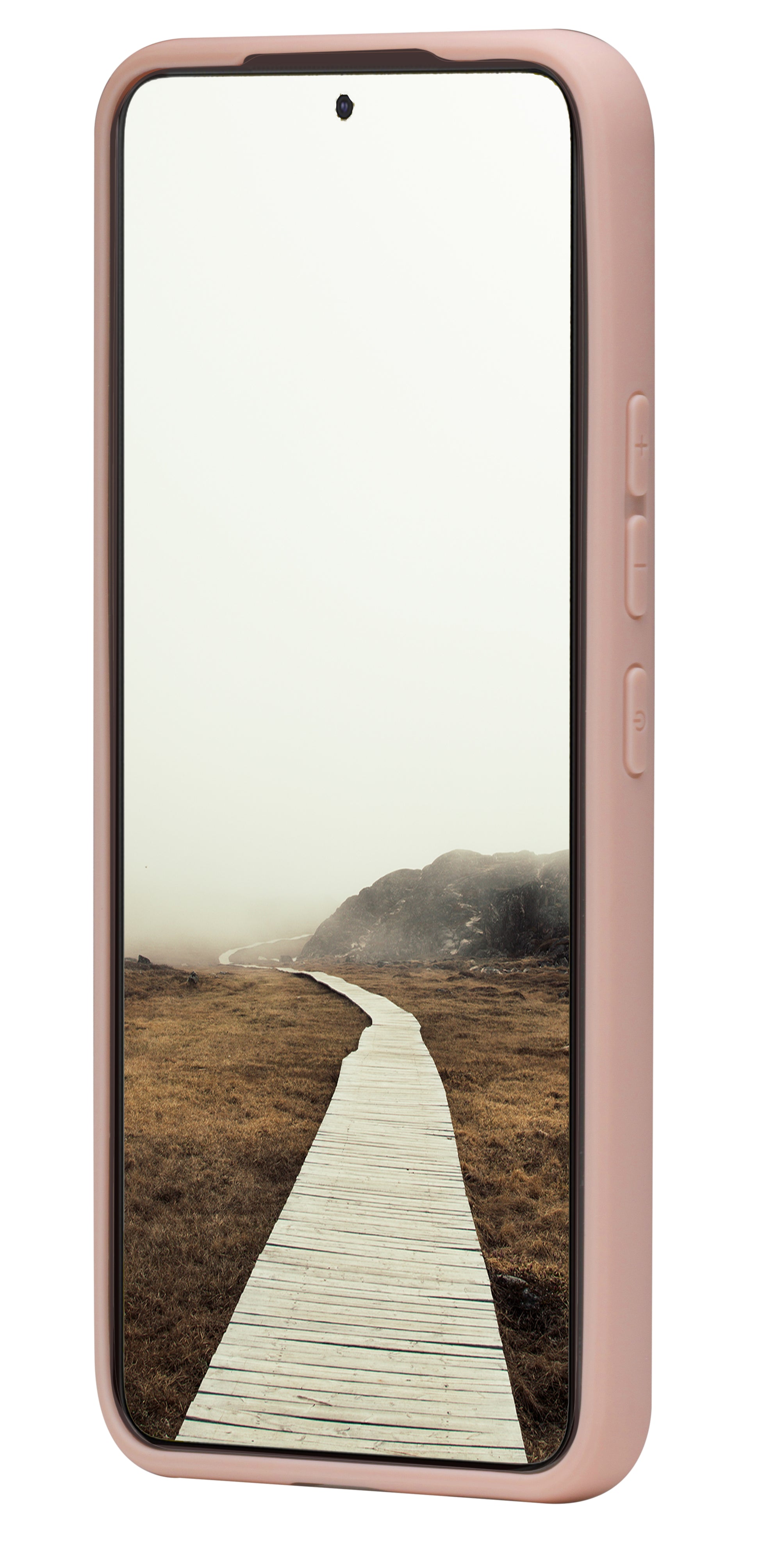 dbramante1928 Greenland – Backcover – für Samsung Galaxy S22+, Recycling-Kunststoff, Pink Sand