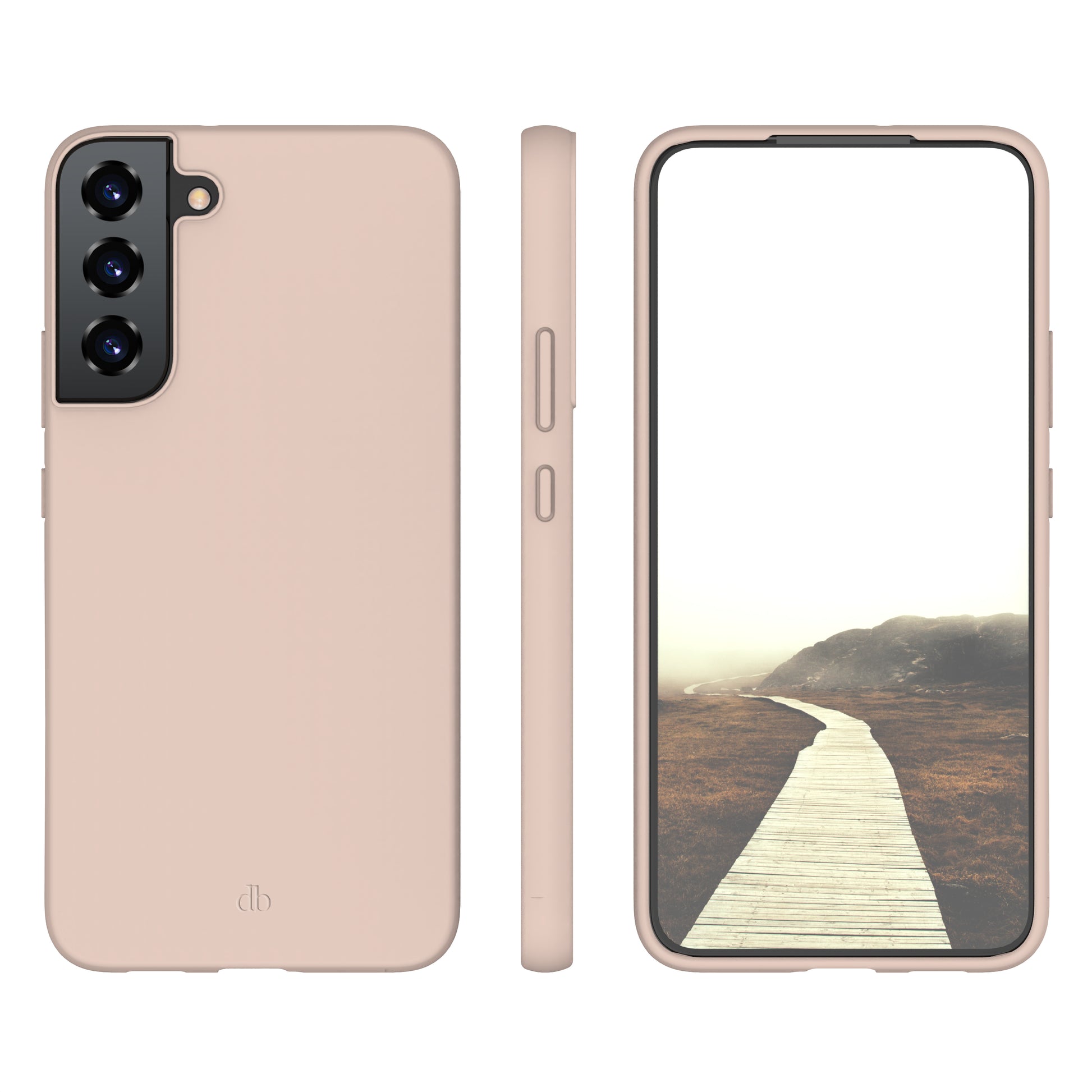 dbramante1928 Costa Rica Backcover – für Samsung Galaxy S22, Recycling-Kunststoff, Pink