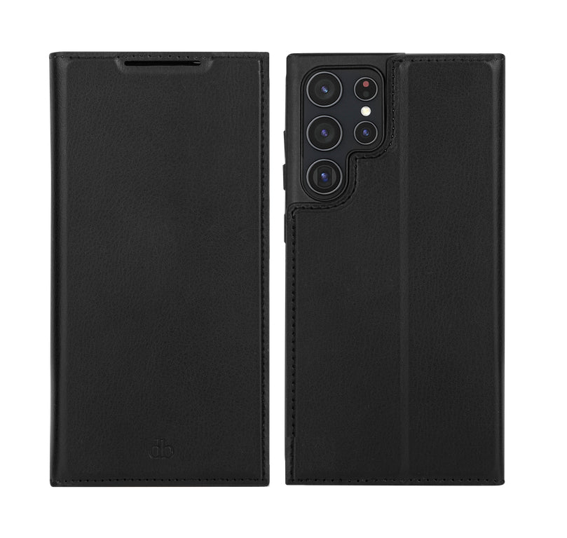 dbramante1928 Oslo Folio – für Samsung Galaxy S22 Ultra, PU, Schwarz