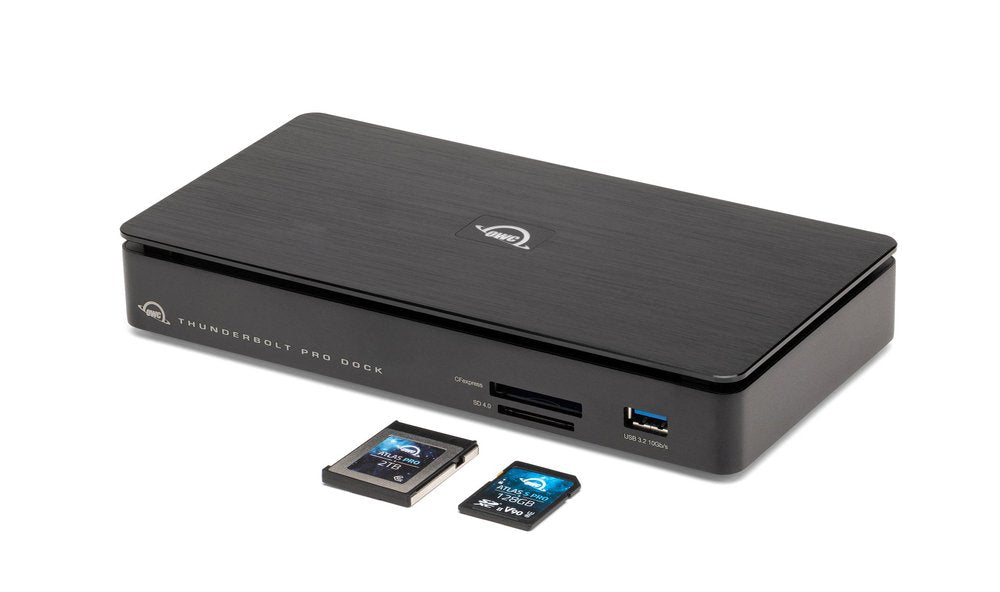 OWC Thunderbolt Pro Dockingstation – Thunderbolt 3, DP, 4× USB-A, 1× USB-C, 85 W PD, 10GbE, für Windows/Mac