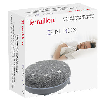 Terraillon Zen Box 15323 – Bluetooth-Lautsprecher – Tongenerator, USB-C, Akku, Grau