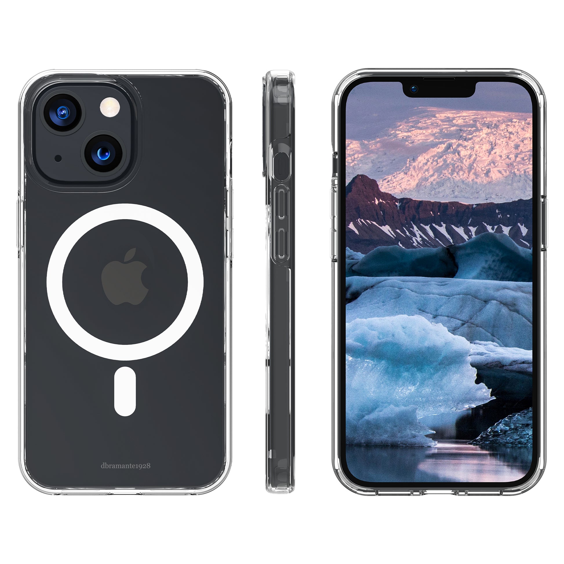 dbramante1928 Iceland Pro – Backcover – für Apple iPhone 13 mini, MagSafe, Transparent