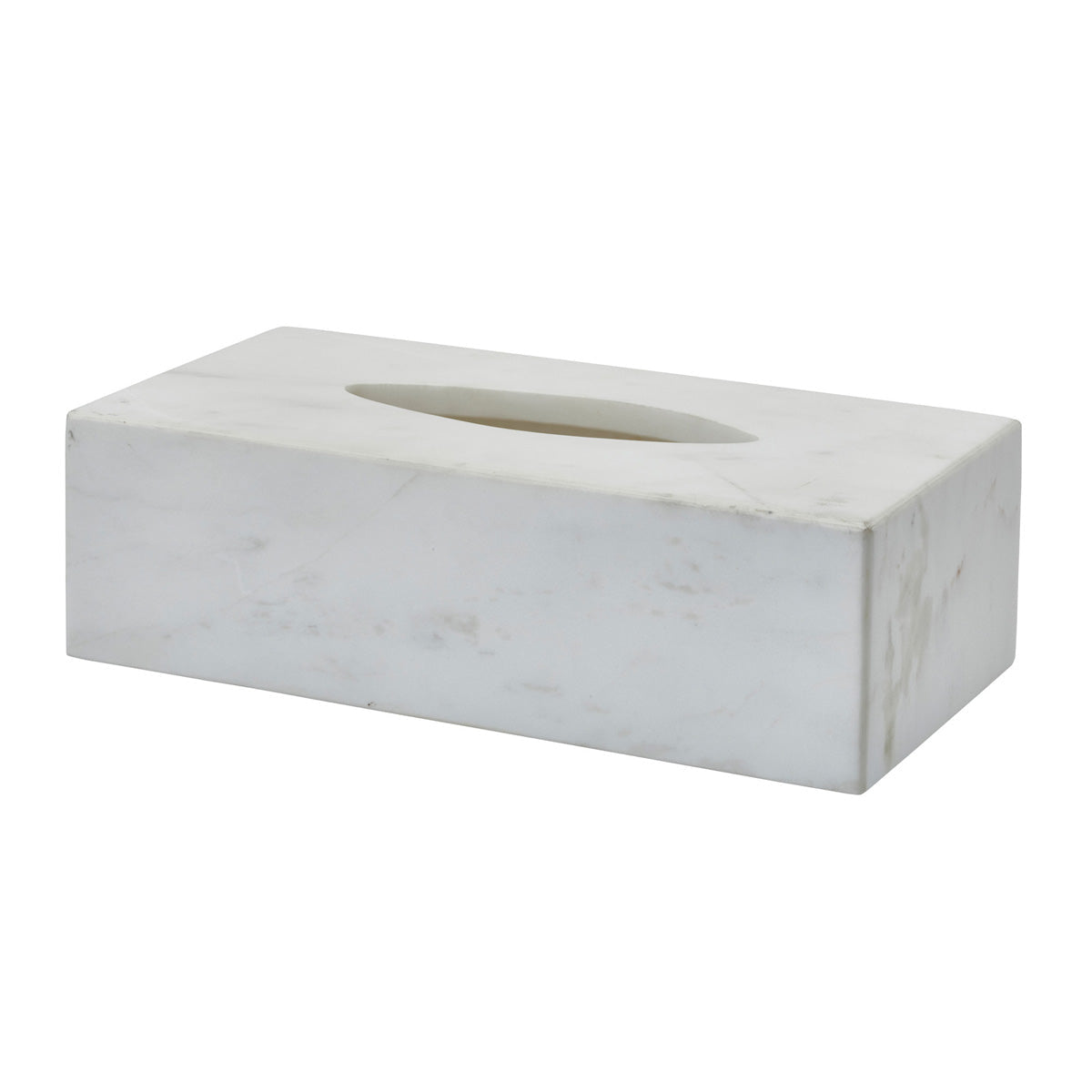 Aquanova Kosmetiktuchbox Hammam – Tisch, Steingut, 25,5×7,5×13 cm, Weiss