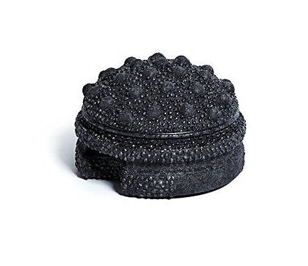 Blackroll Massagerolle Twister – hart – Ø 7 cm × 5 cm, schwarz, Schaum