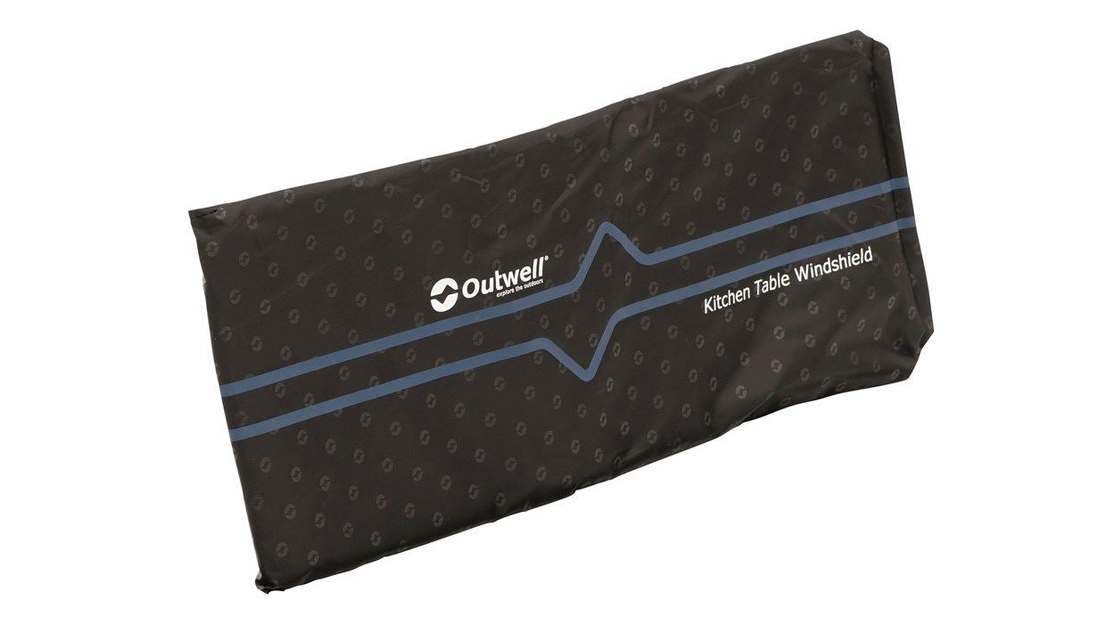 Outwell Windschutz 61 × 33 × 25 cm, Edelstahl, dunkelgrau