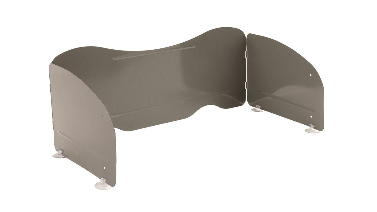 Outwell Windschutz 61 × 33 × 25 cm, Edelstahl, dunkelgrau