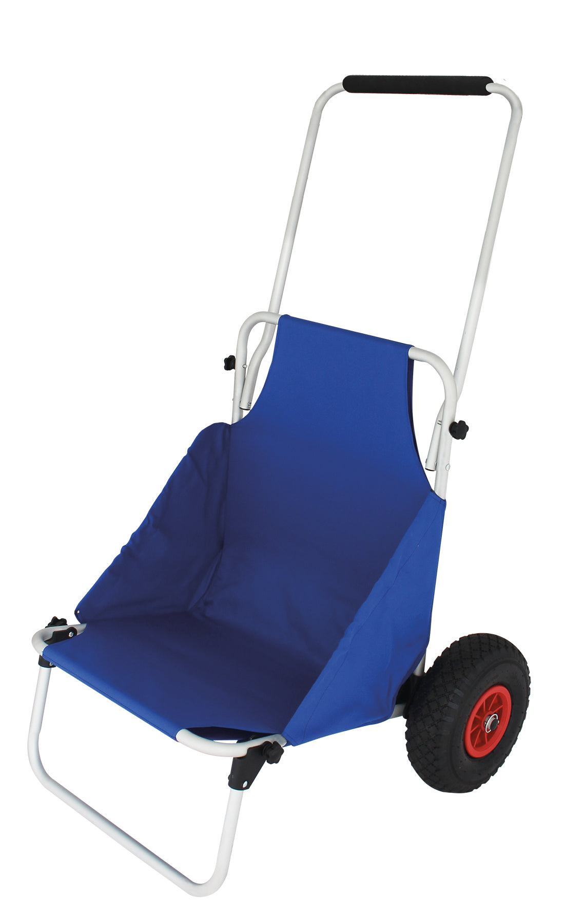 Eurotrail Strandwagen – faltbar, bis 80 kg, 3,8 kg – 720×1120×680 mm – blau – Aluminium/Polyester