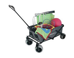 Eurotrail Beach Car Sunny – faltbar – 860 × 250 × 470 mm – grau – Polyester – bis 75 kg – 11,2 kg