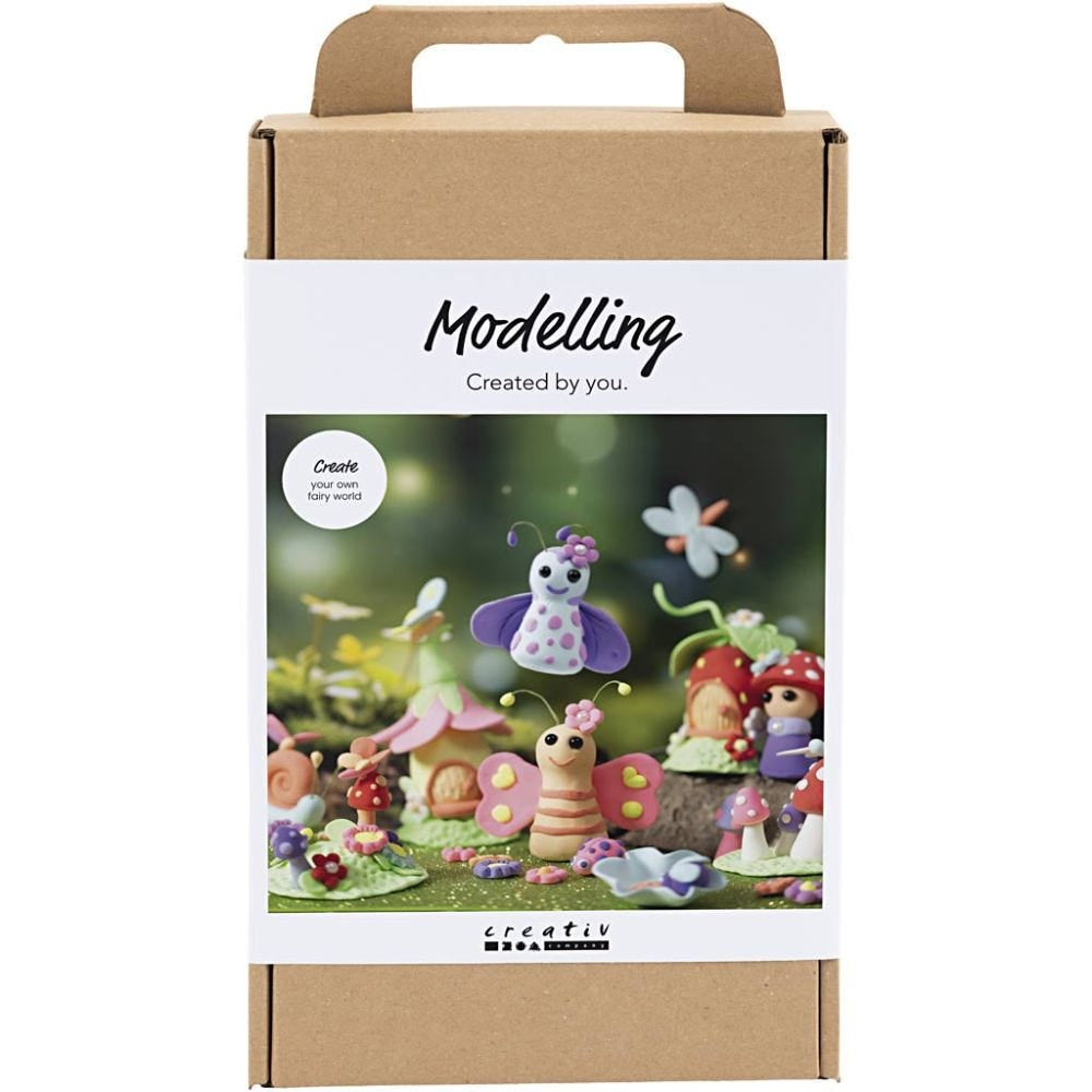 Creativ Company Knete- / Modelliermasse-Set – Fee – Mehrfarbig – ab 6 Jahren