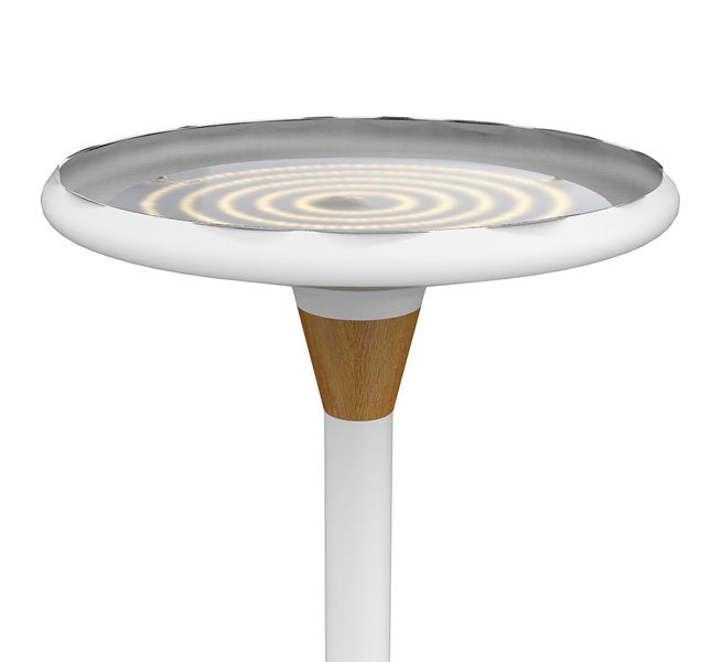 Unilux Stehleuchte BALY BAMBOO – 5300 lm, 3000 K, dimmbar, 180 cm – Weiss